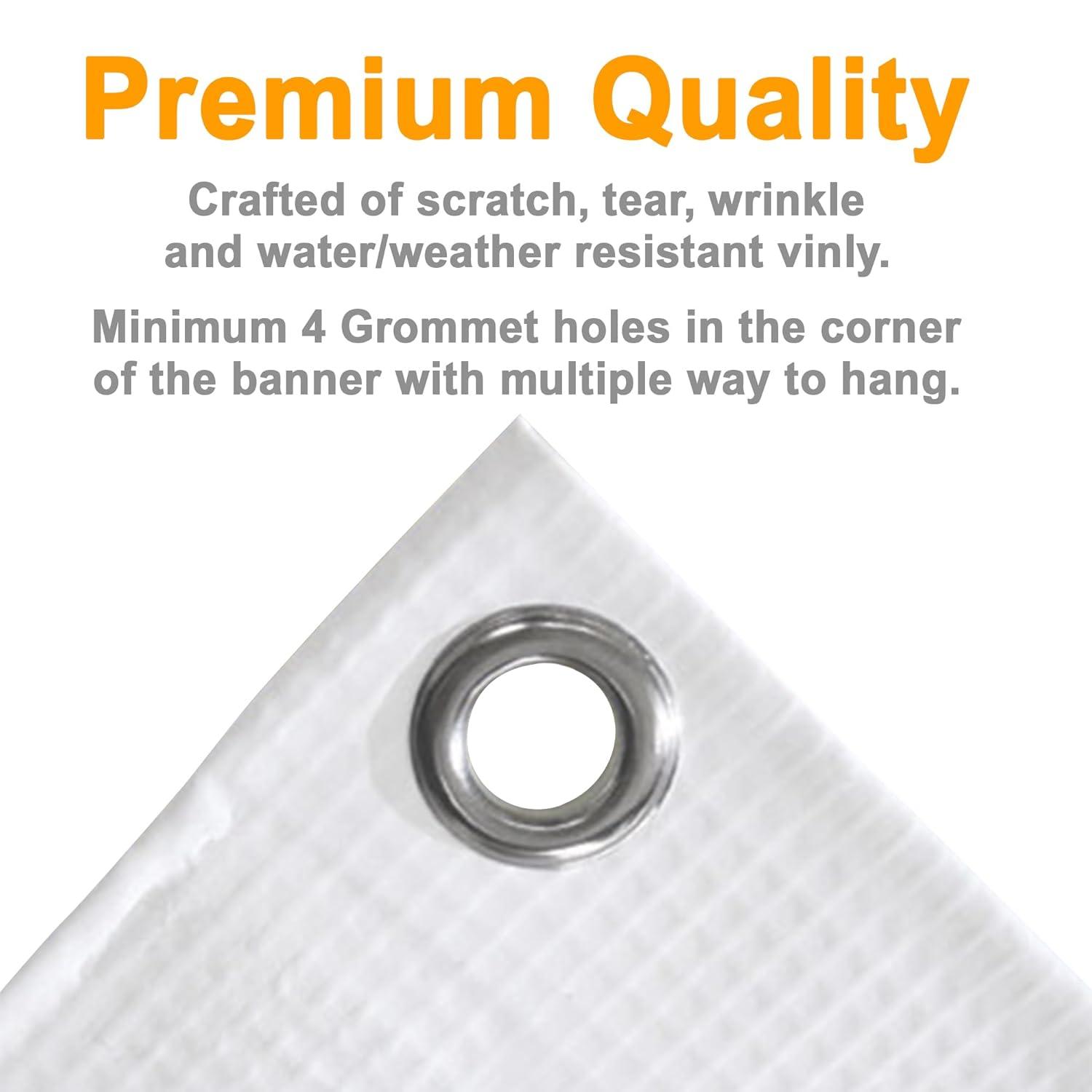 Custom Banner & Signs – Personalized Vinyl Banner for Outdoor Events, Birthdays, Welcome Home, Business, Grand Openings & Celebrations – Durable, Customizable Banners for All Occasions