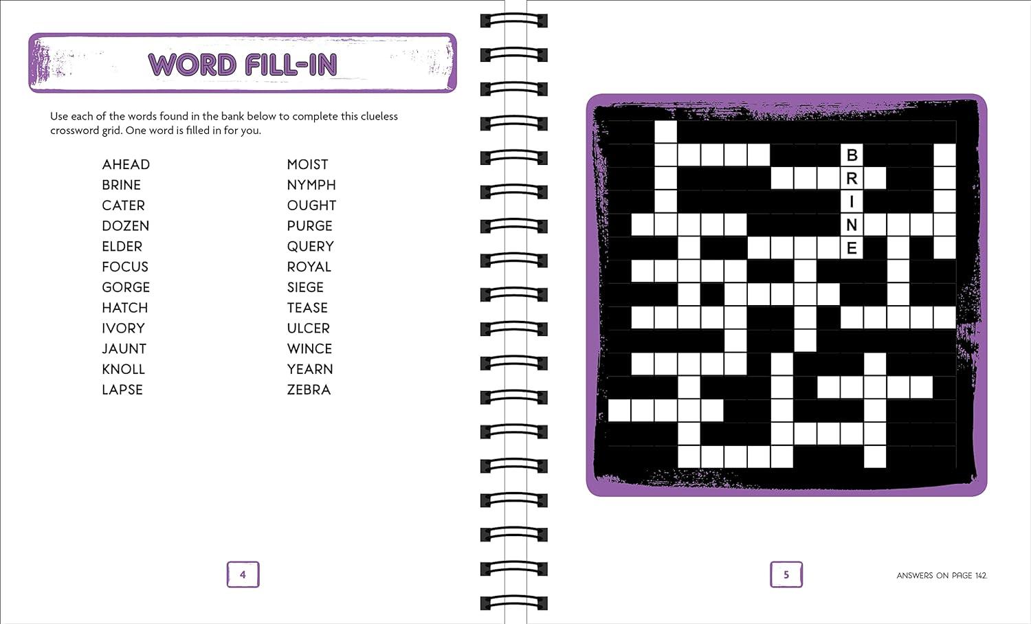 Brain Games - Variety Word Puzzles - by  Publications International Ltd & Brain Games (Spiral Bound)