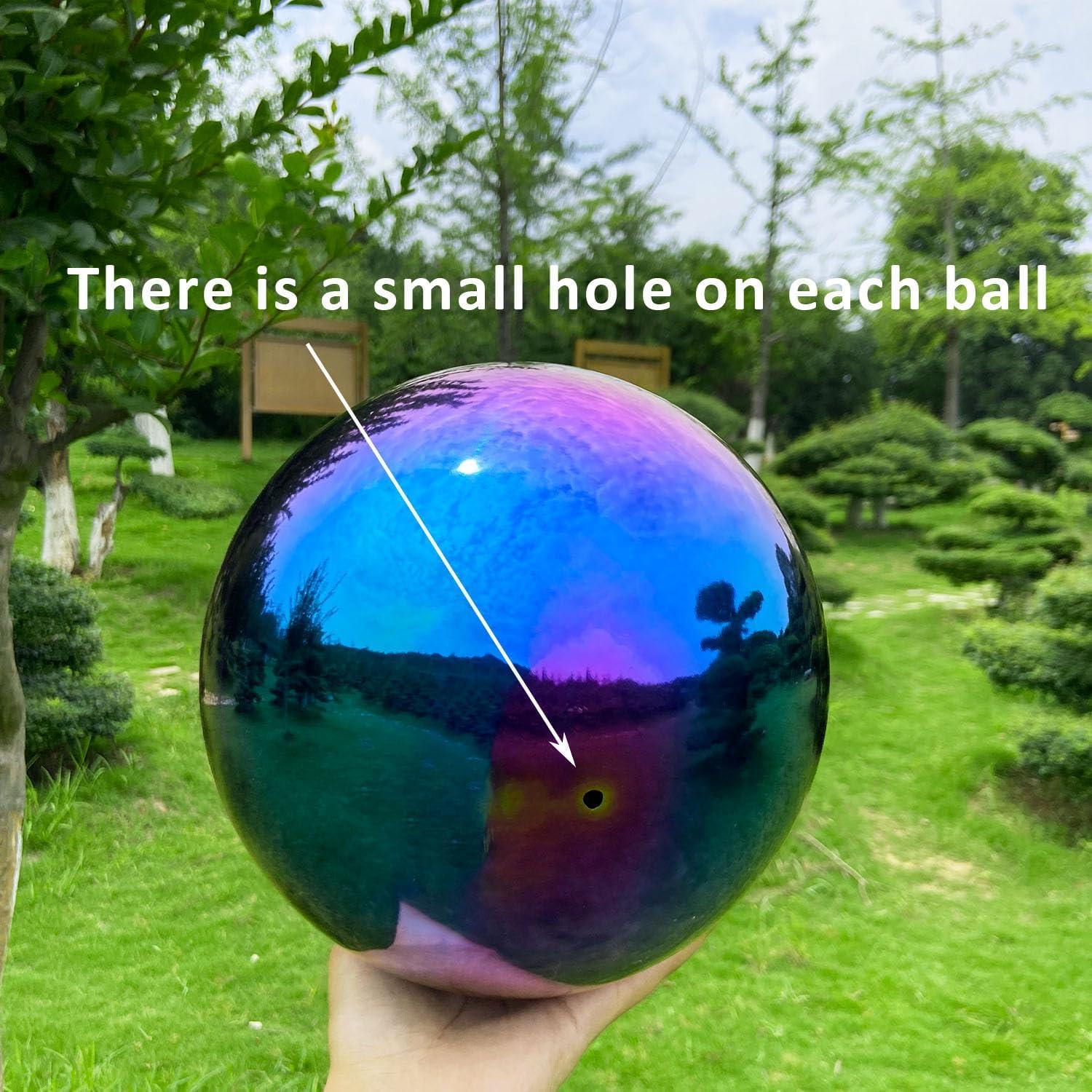 The Holiday Aisle® Champlain Metal Abstract Gazing Ball