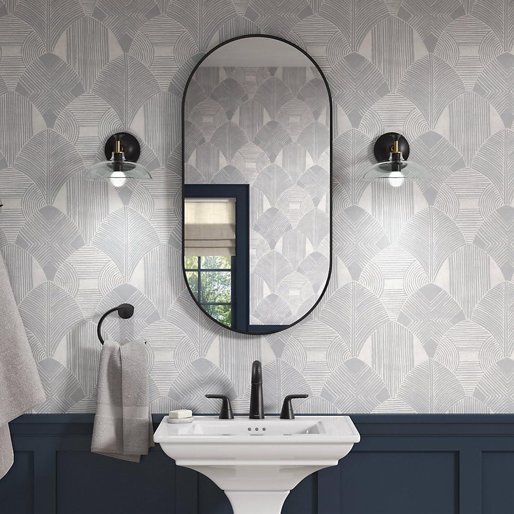 Essential Capsule Wall Mirror, Bathroom/Vanity Mirror with Frame