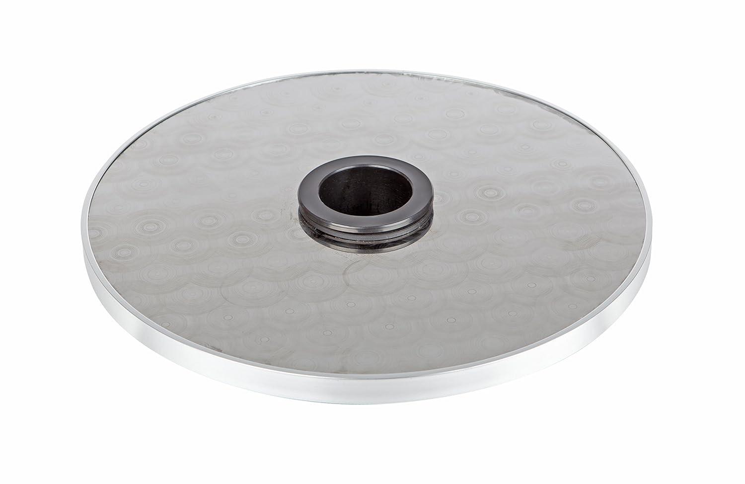 Fire Sense Fire Sense Adjustable Table for Patio Heater Stainless Steel Construction, Fits heaters with 2-1/2” Diameter Posts-16" Diameter