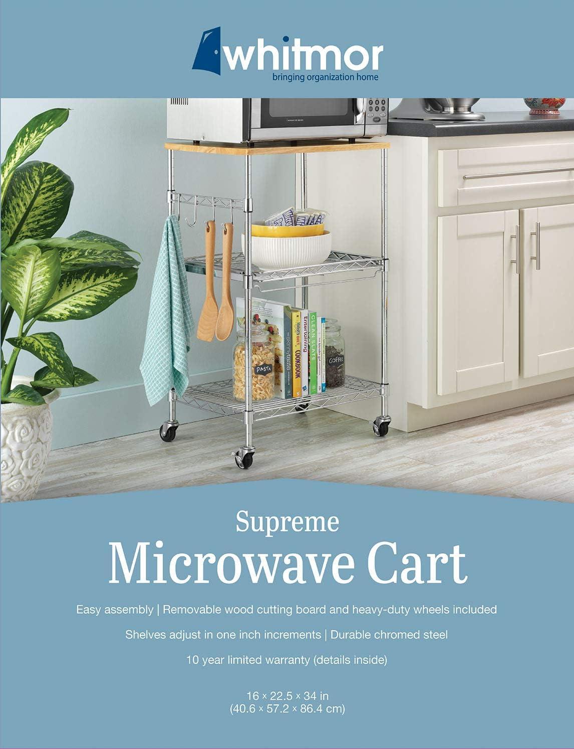 Whitmor, Inc Deluxe Kitchen Cart