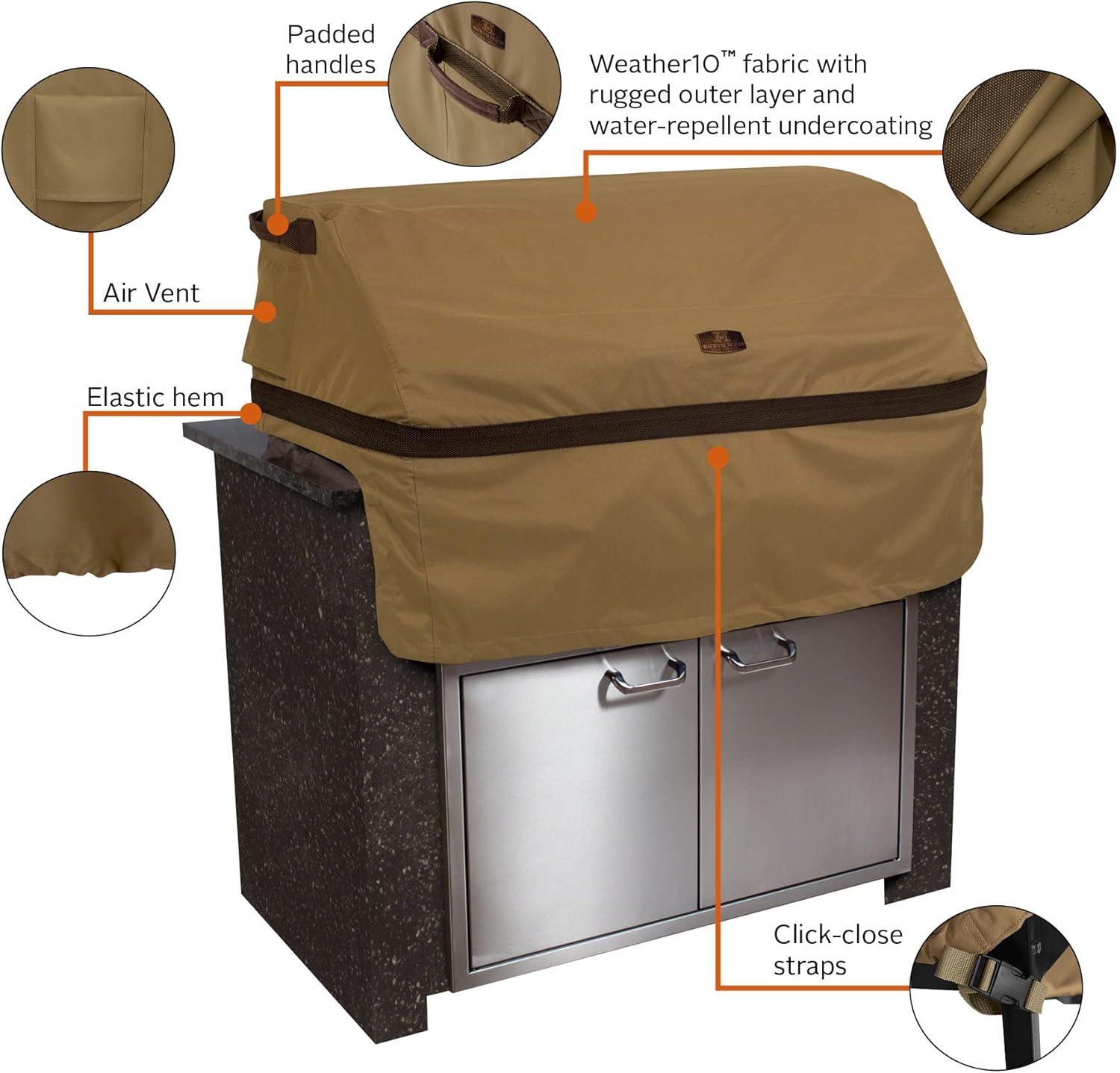 Classic Accessories Hickory 30-Inches W x 27-Inches H Hickory Built-in gas grill Cover