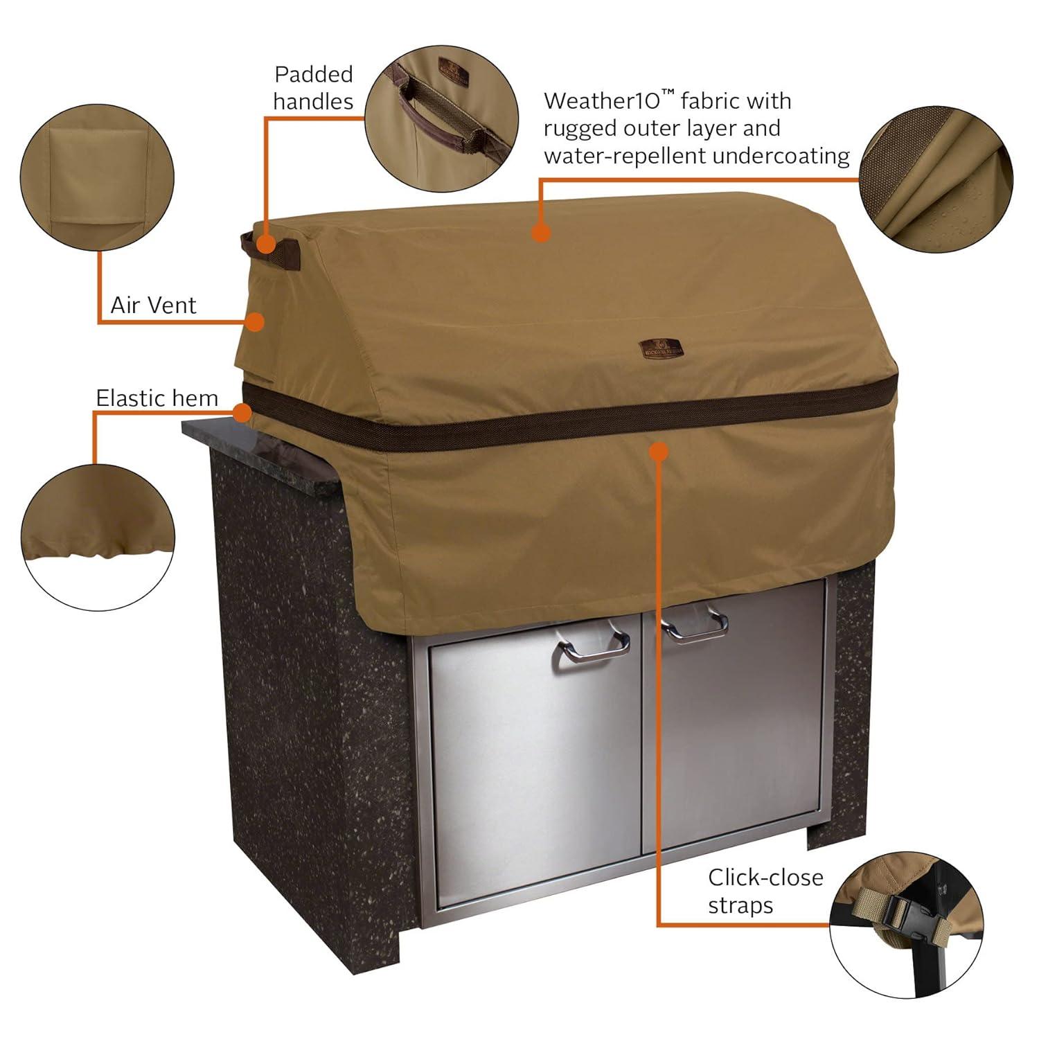 Classic Accessories Hickory 30-Inches W x 27-Inches H Hickory Built-in gas grill Cover