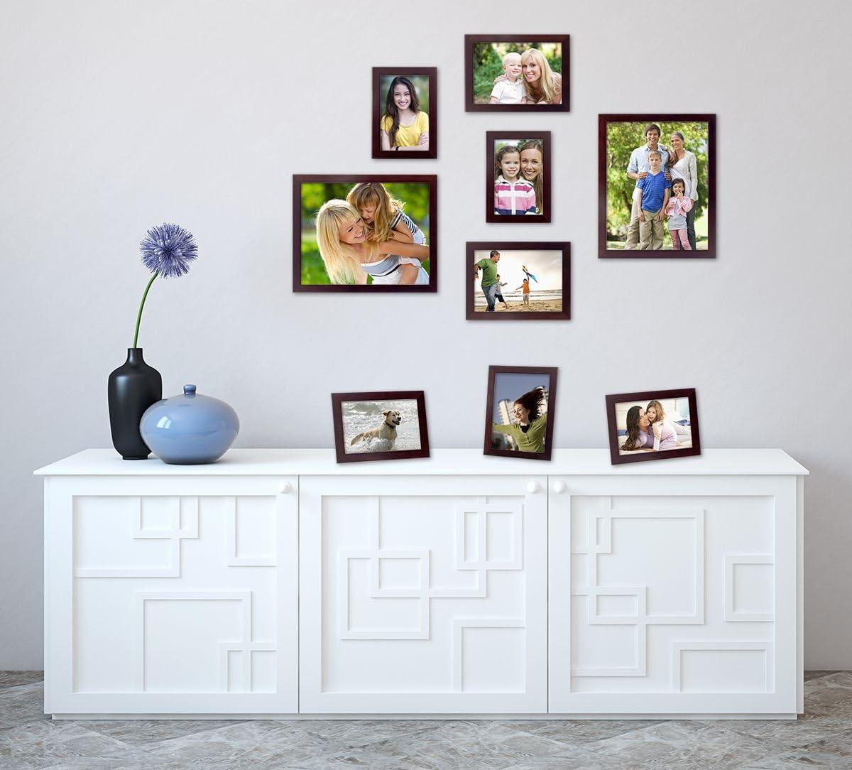 MCS Gallery Wood 9-Piece Frame Set, Espresso (65616)