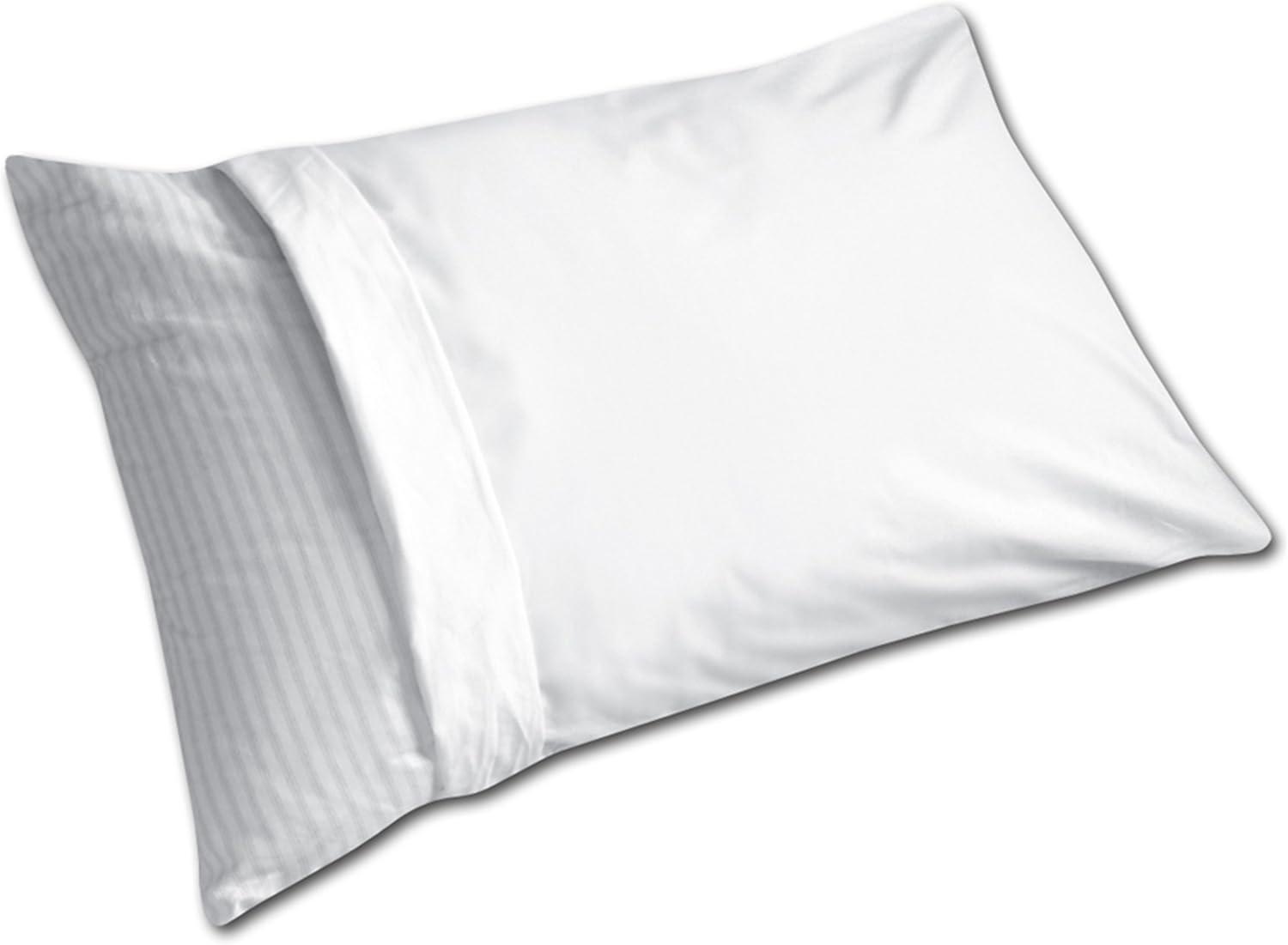 Fresh Ideas Microfiber Zippered Pillow Protector, Standard/Queen, 6 Pack