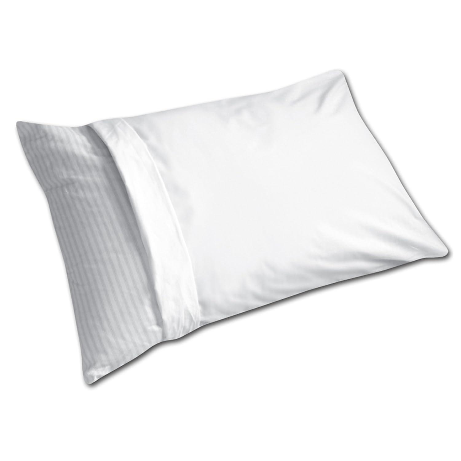 Fresh Ideas Microfiber Zippered Pillow Protector, Standard/Queen, 6 Pack