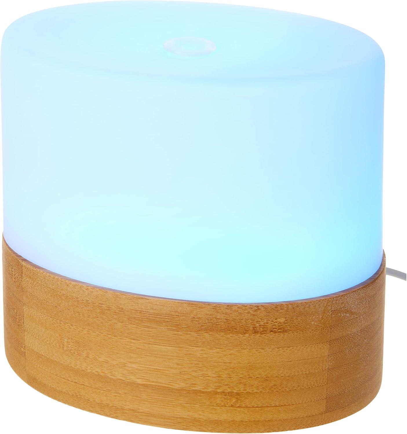 Ultrasonic Aroma Diffuser/Humidifier with Bamboo Base