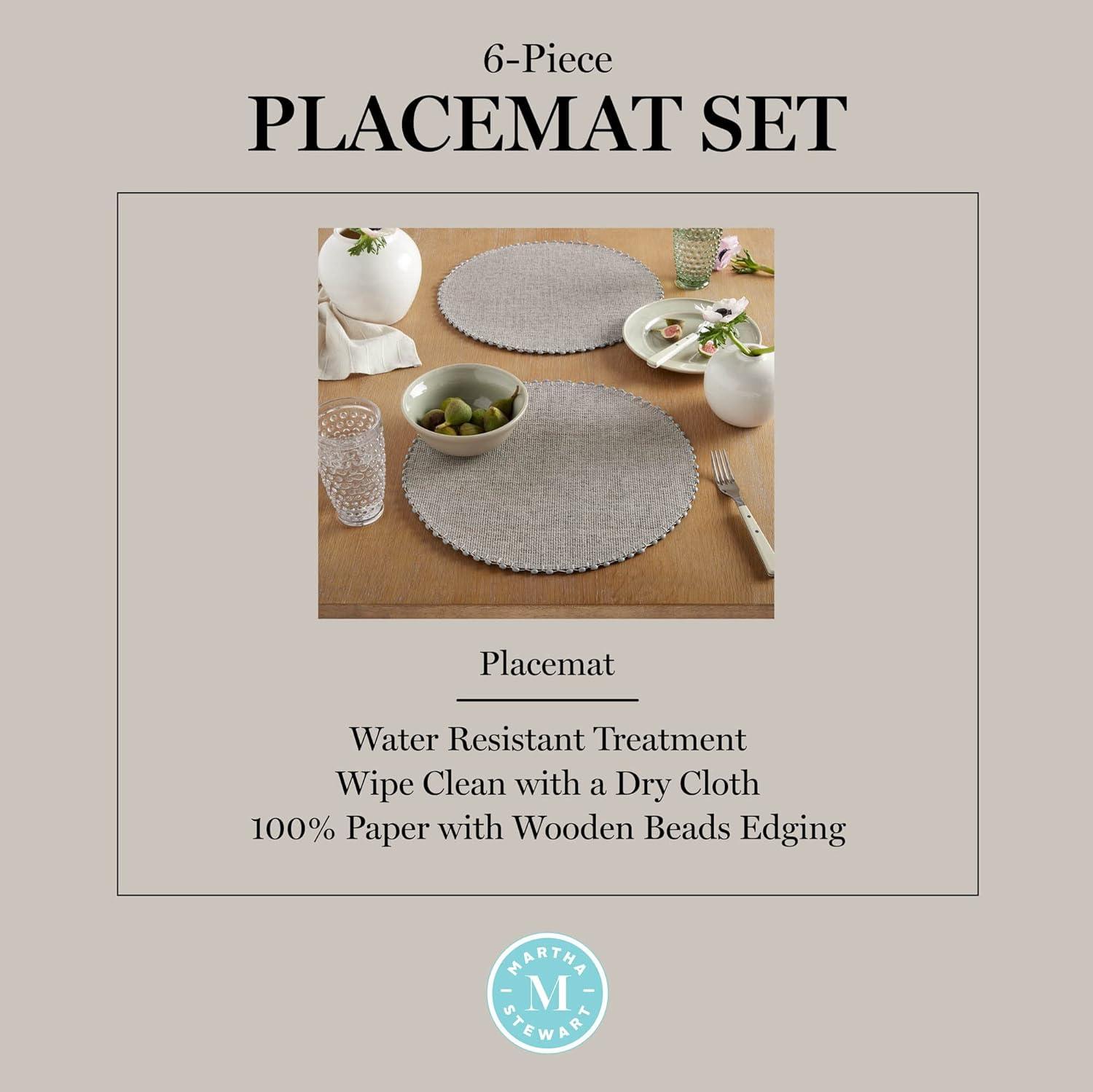 Martha Stewart Woven Water Resistant Lindos Placemat