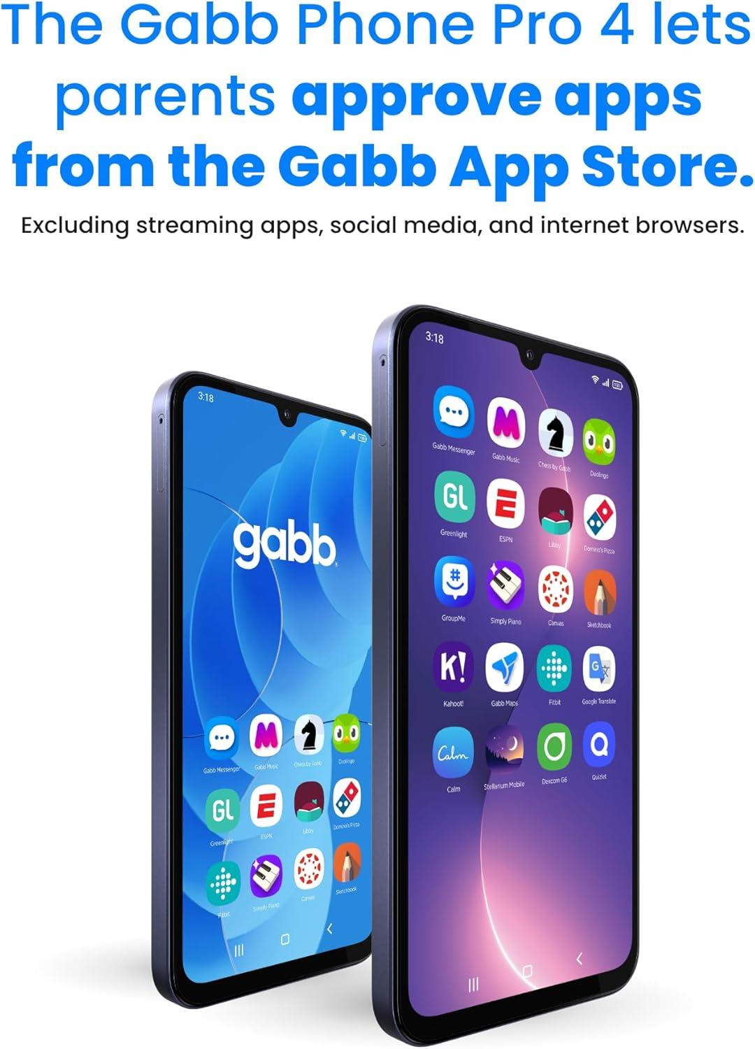 Gabb Phone 4 Pro - The Safe Phone Built for Teens