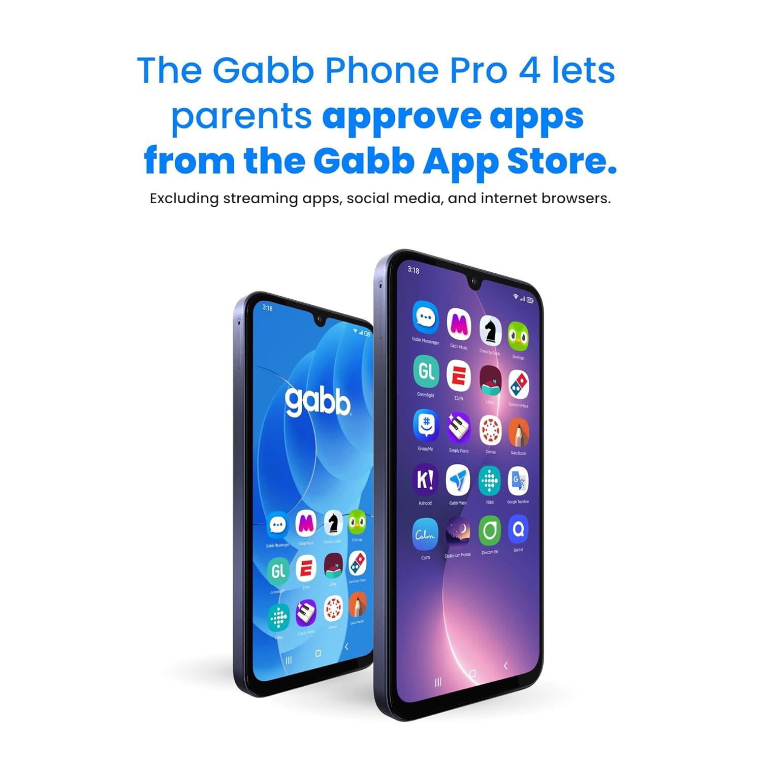 Gabb Phone 4 Pro - The Safe Phone Built for Teens