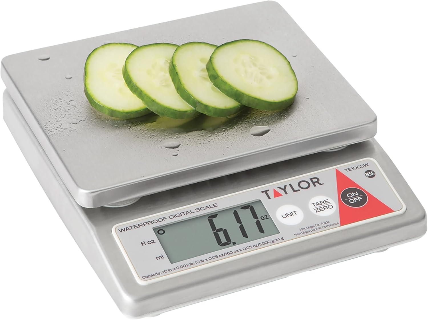 Stainless Steel Water-Resistant Digital Portion Control Scale