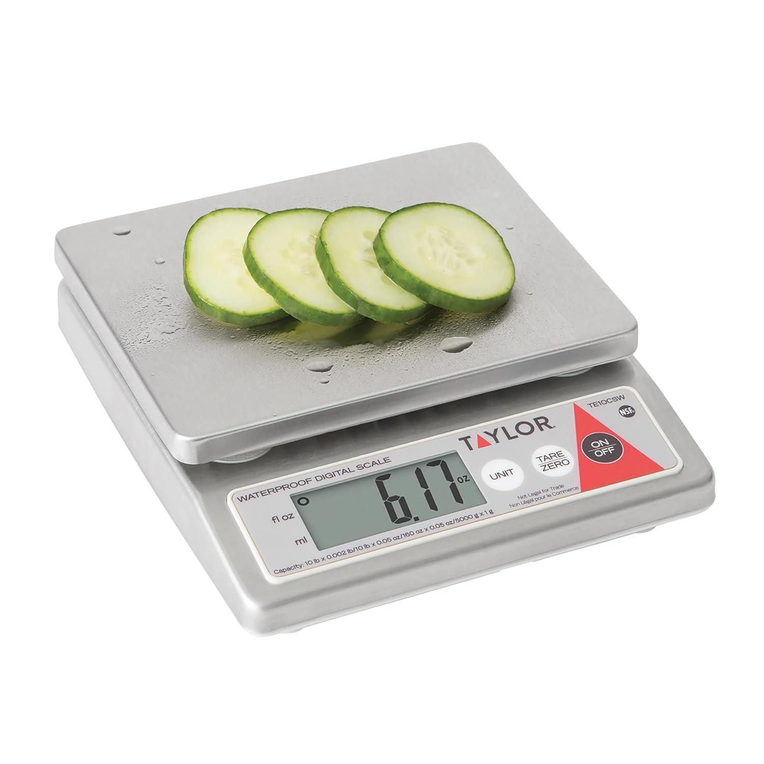 Stainless Steel Water-Resistant Digital Portion Control Scale