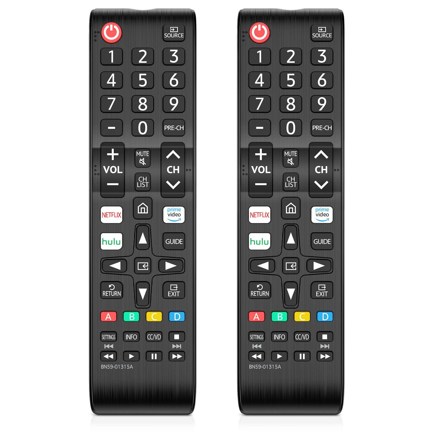 (Pack of 2)ZOUYUE Universal Remote for All Samsung TV,Compatible for All Samsung Smart TV LED LCD HD TV