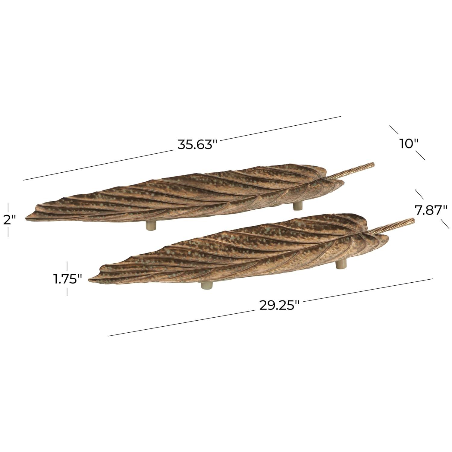 Novogratz Metal Tray - Set of 2