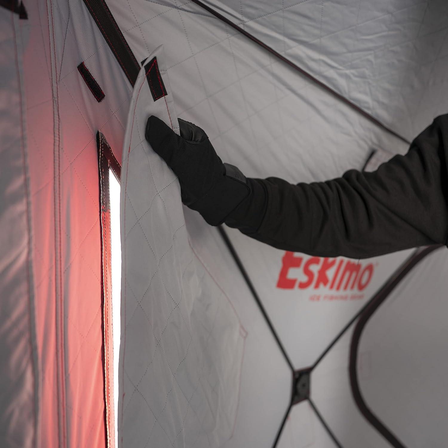 Eskimo Outbreak 450XD Pop-up Portable Insulated Ice Fishing Shelter, 4-5 Person