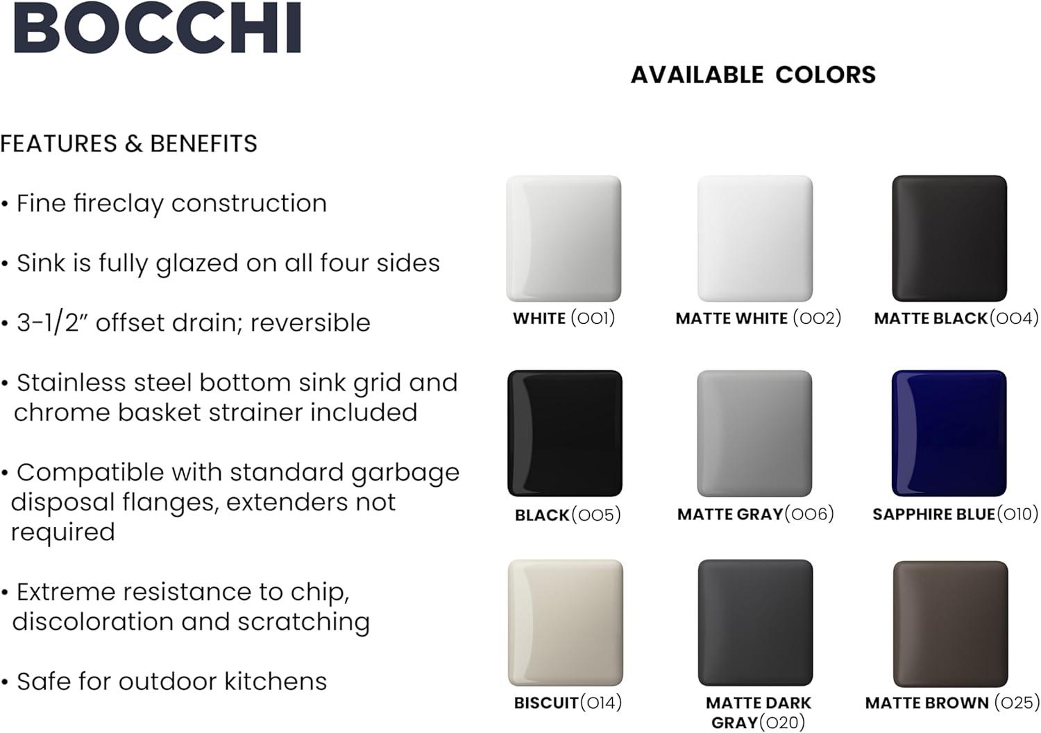 36'' L Farmhouse / Apron Fireclay Kitchen Sink