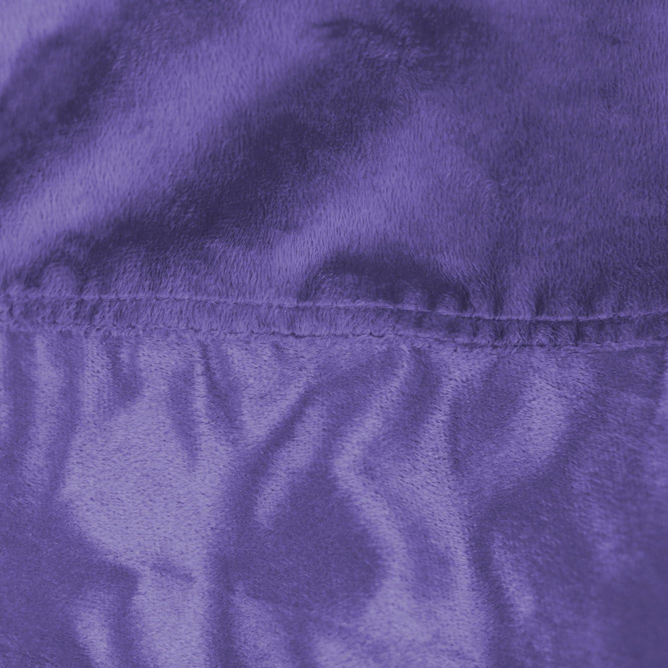 Theater Sacks 6-foot Bean Bag Lounger Large Memory Foam Bag Chair Lounger Purple Modern & Contemporary, Casual