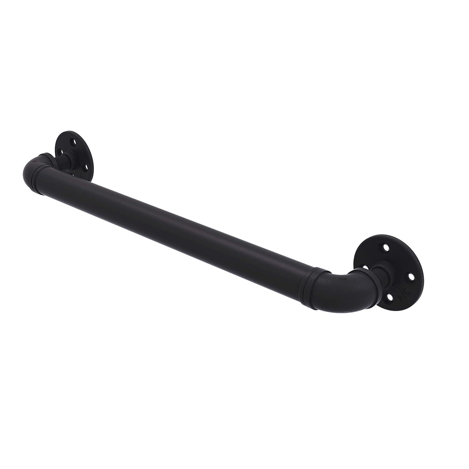 Allied Brass P-700-24-GB Pipeline Collection 24 Inch Grab Bar, 24", Matte Black
