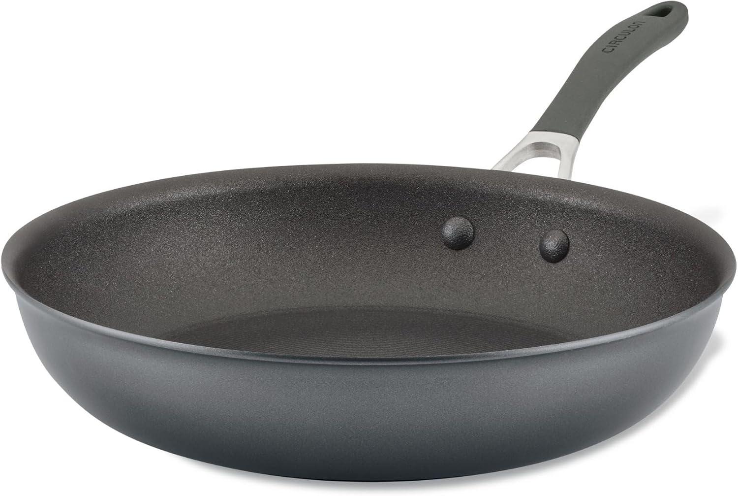 Circulon 12" Gray Aluminum Nonstick Induction Frying Pan