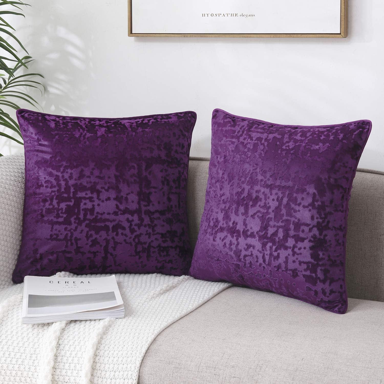 Velvet Reversible Pillow Cover