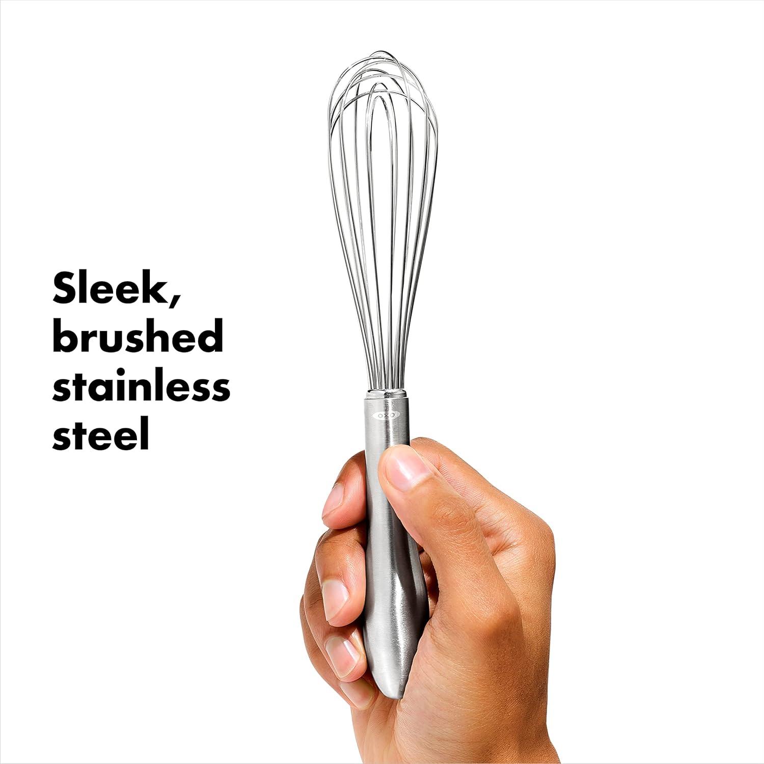 Stainless Steel 9-Inch Balloon Whisk with Ergonomic Handle