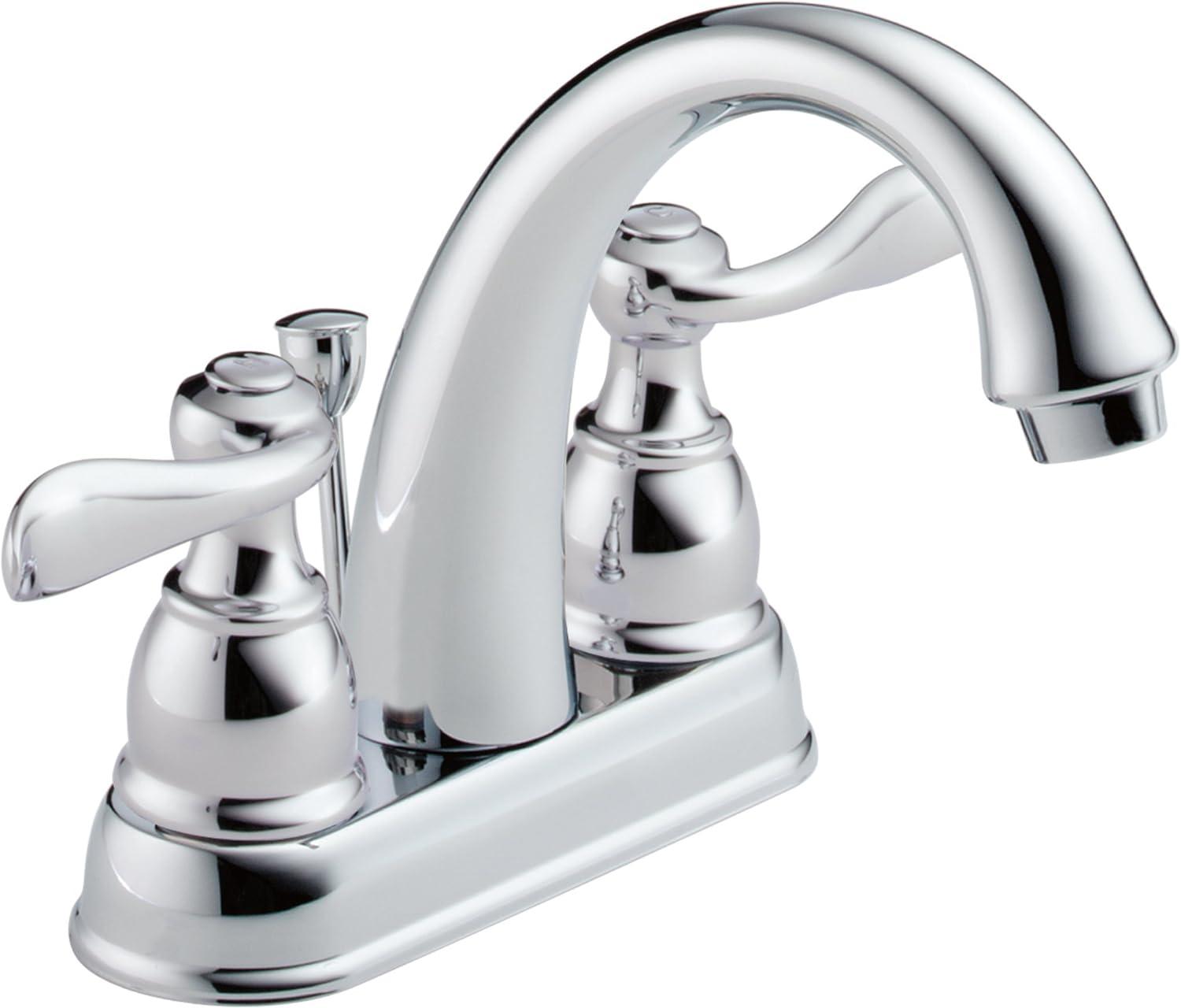 Windemere Polished Chrome Traditional 2-Handle Centerset Bathroom Faucet