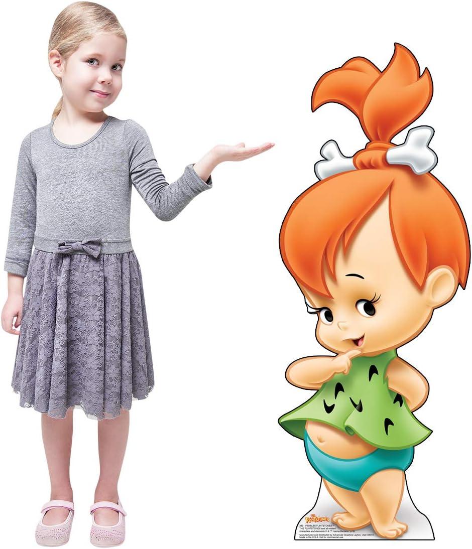 GiftsGoneWild Single-Sided Print Pebbles Flintstone Cardboard Stand-Up, 30" x 11"