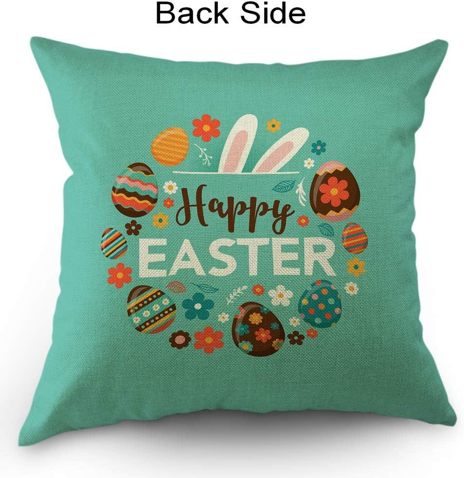 Patriotic Eagle and American Flag Cotton Linen Throw Pillow