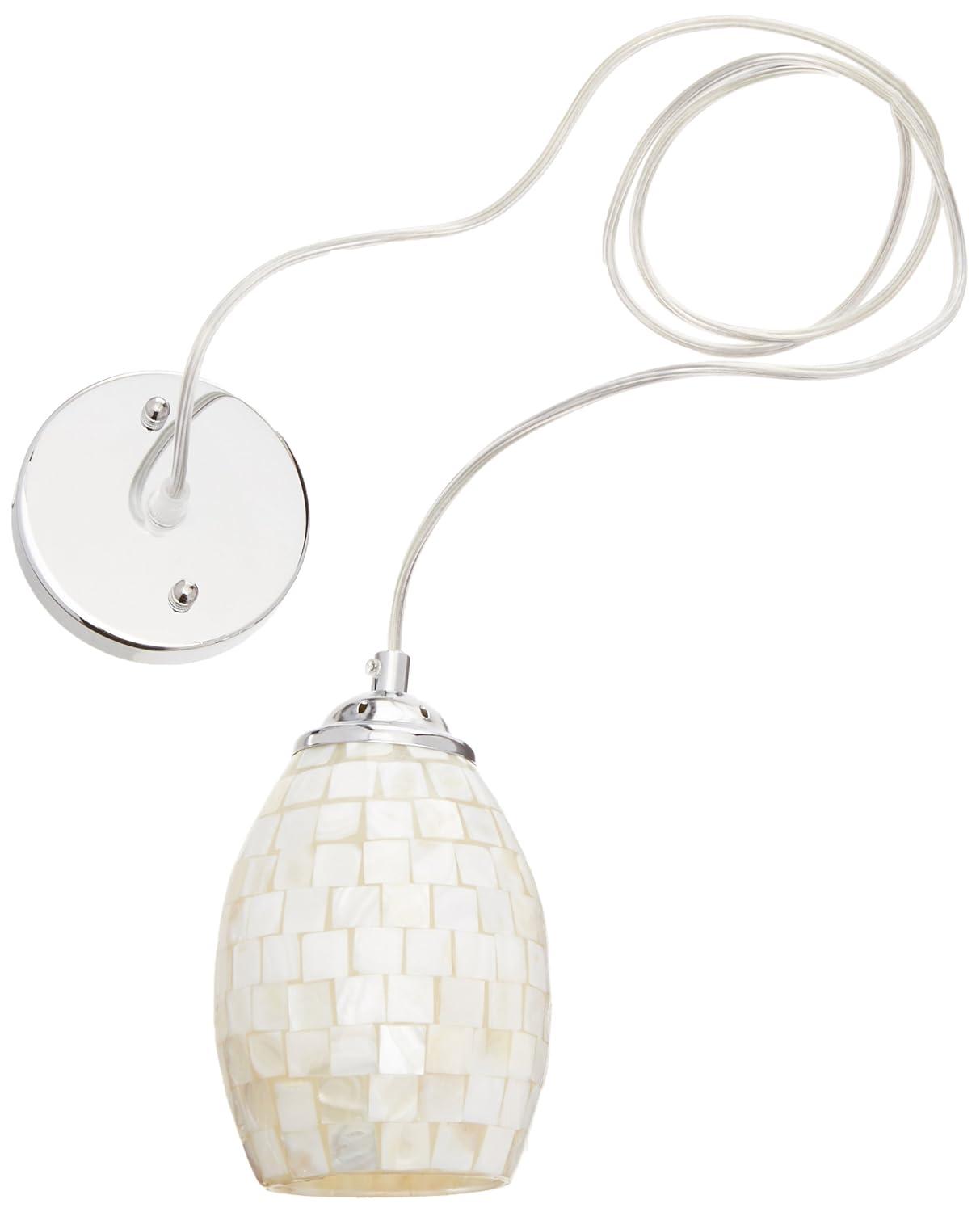 Chloe Lighting Ravenna Mosaic 1 Light Ceiling Mini Pendant 5" Shade