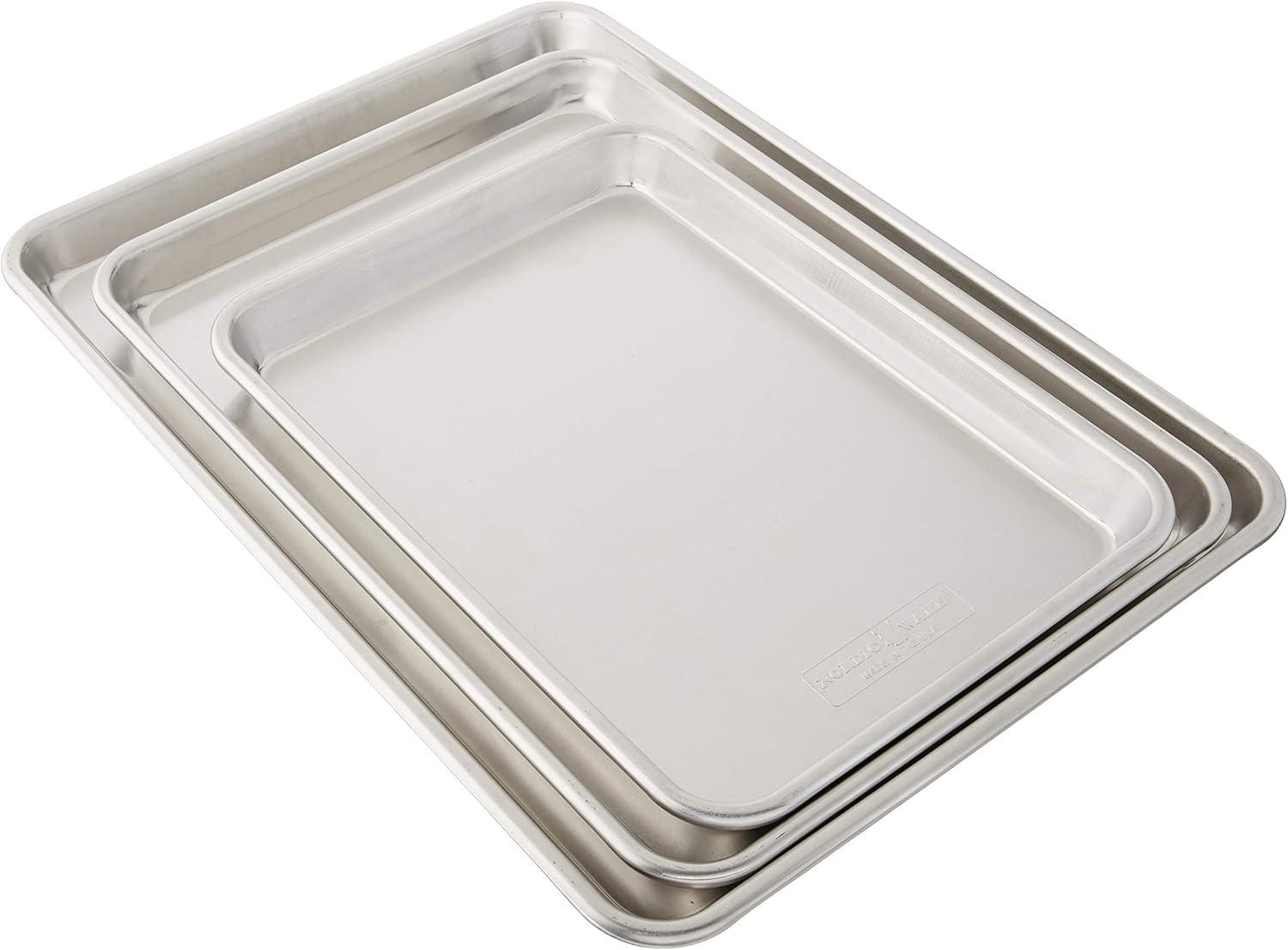 Naturals Aluminum 3-Piece Baking Sheet Pan Set