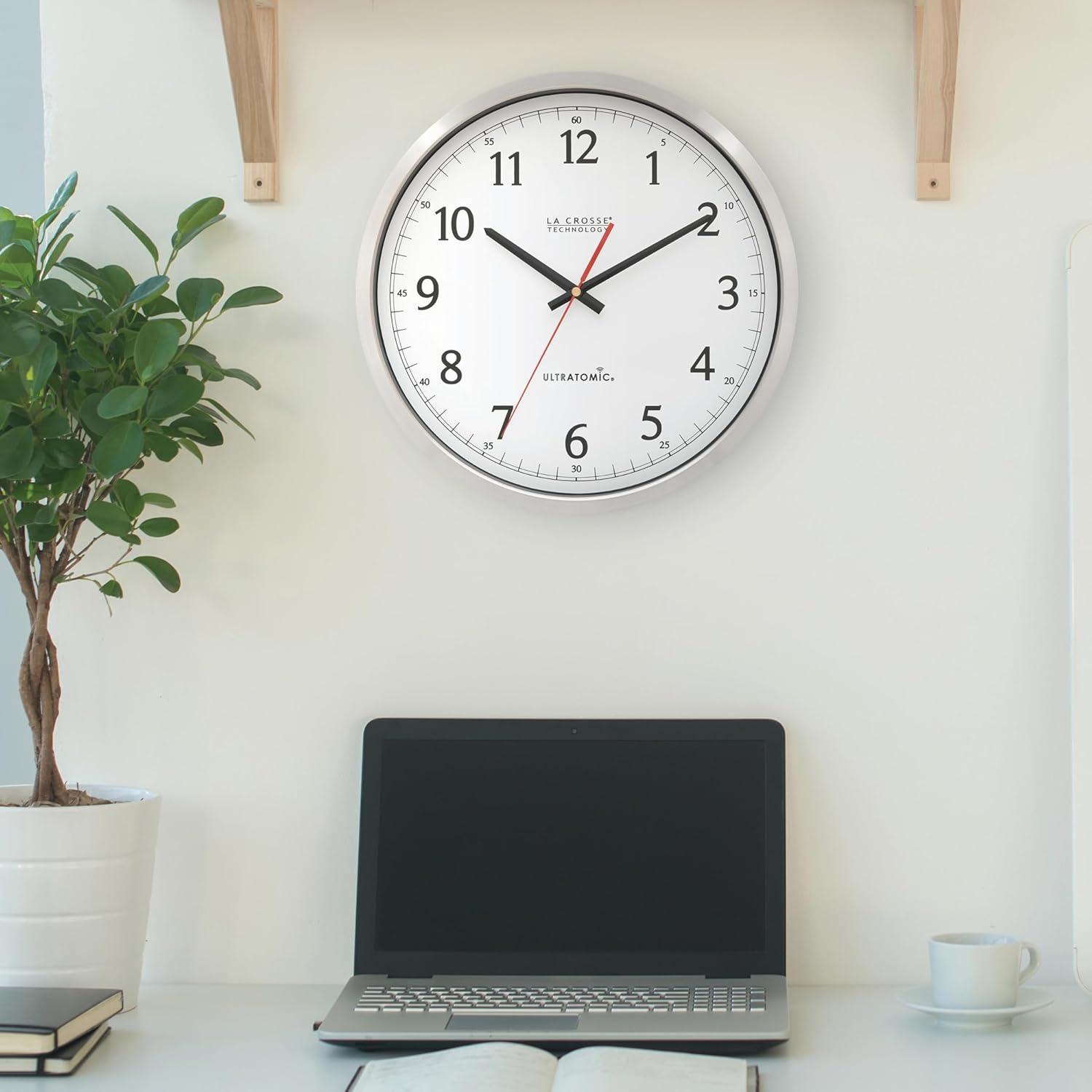 Weatherholt 14" UltrAtomic Metal Wall Clock