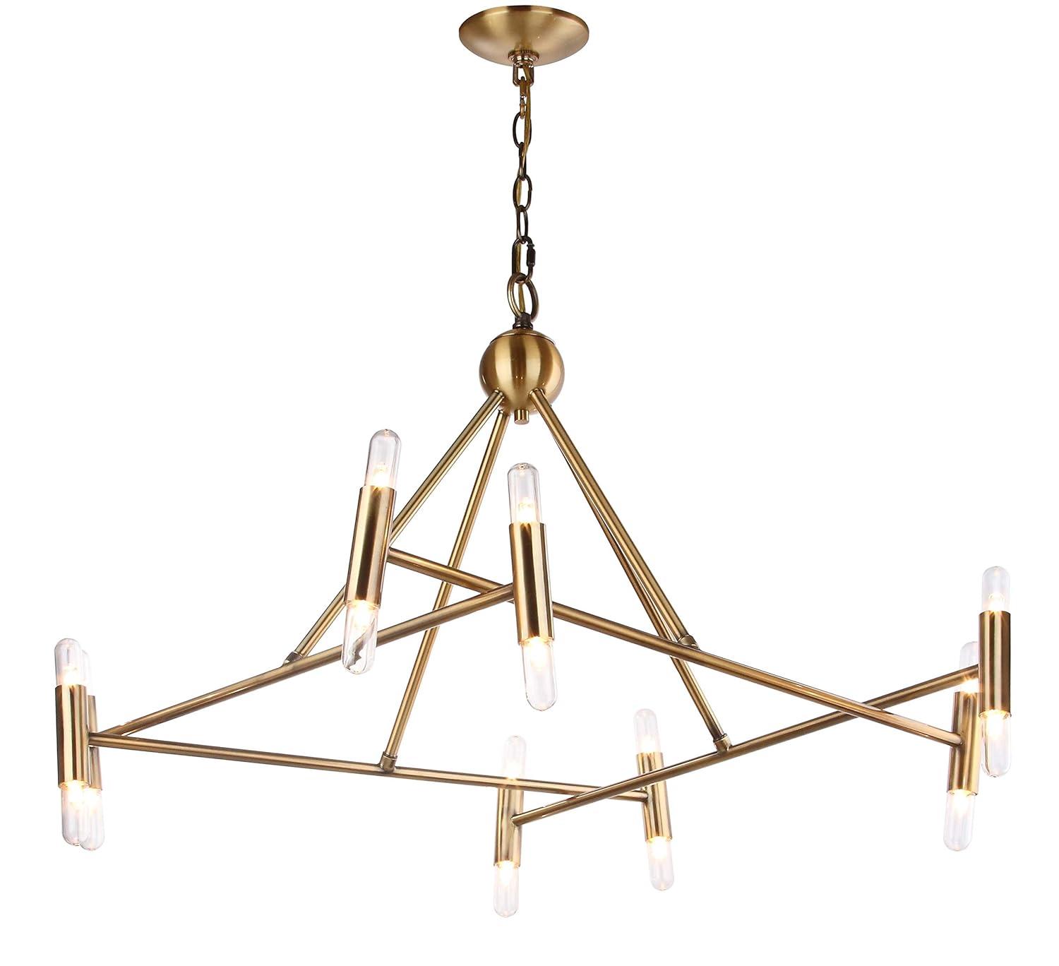 Hegarty 16 Light 36" Chandelier - CHA4006 - Brass - Safavieh