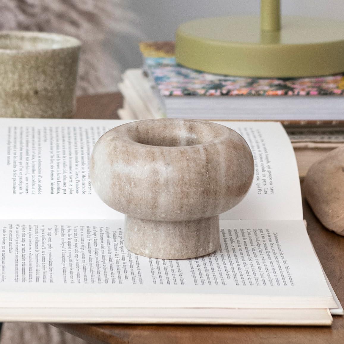 Marble Tealight Holder - Short