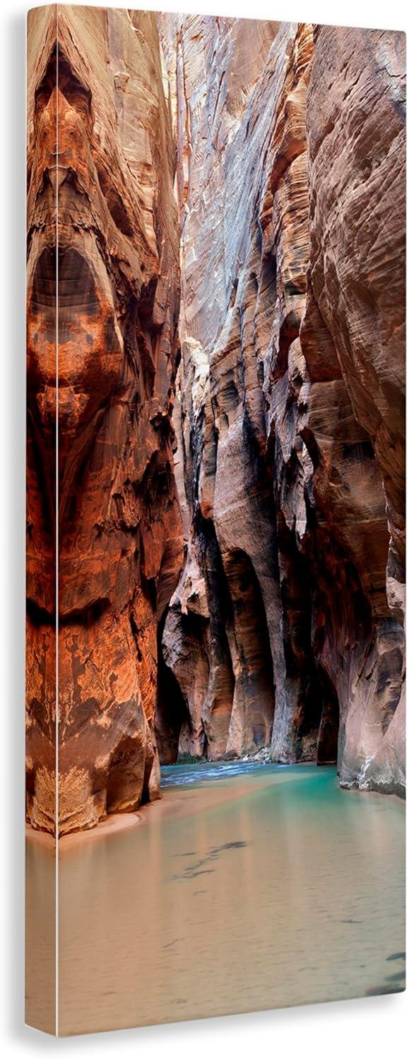 Au-539-Canvas " Zion National Park Cliffs " by Dennis Frates