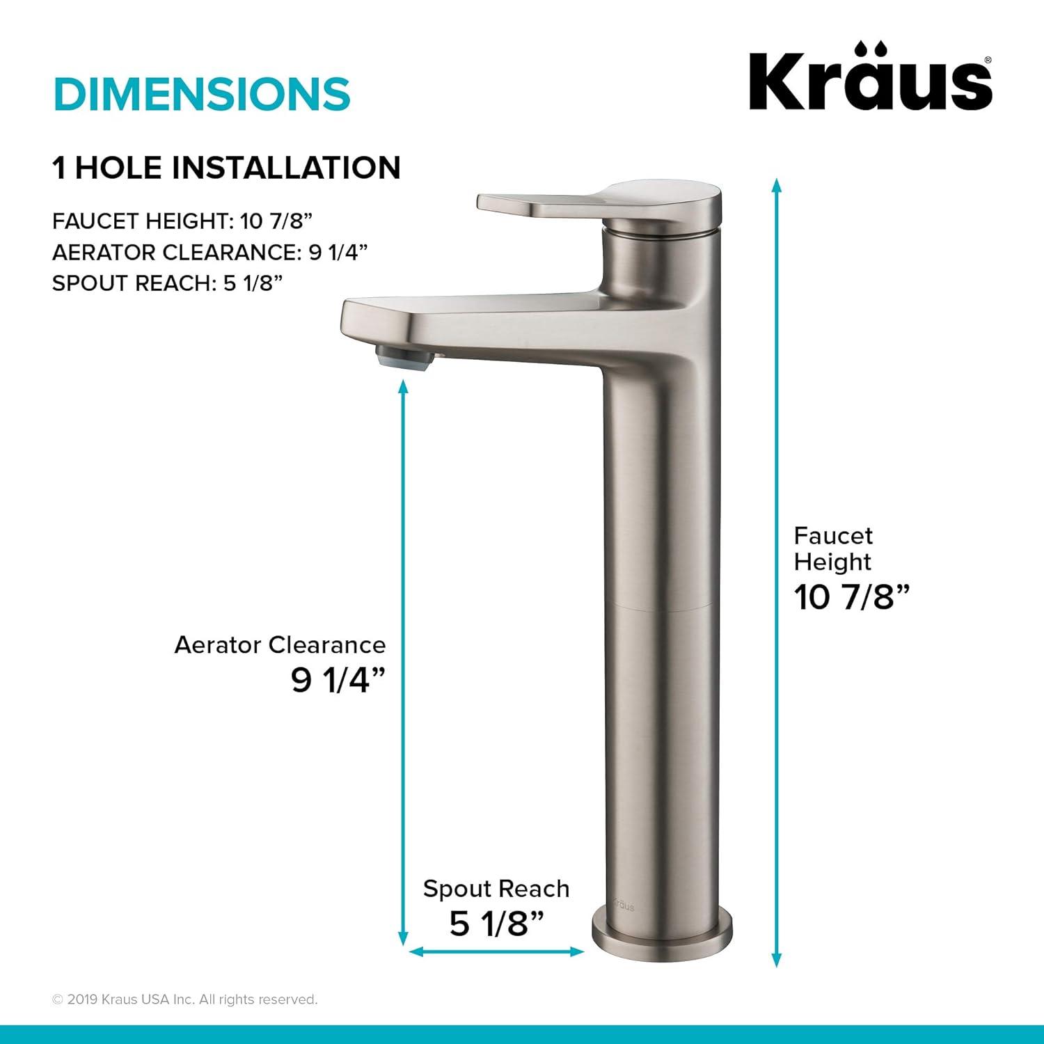 Indy Single Hole Bathroom Faucet