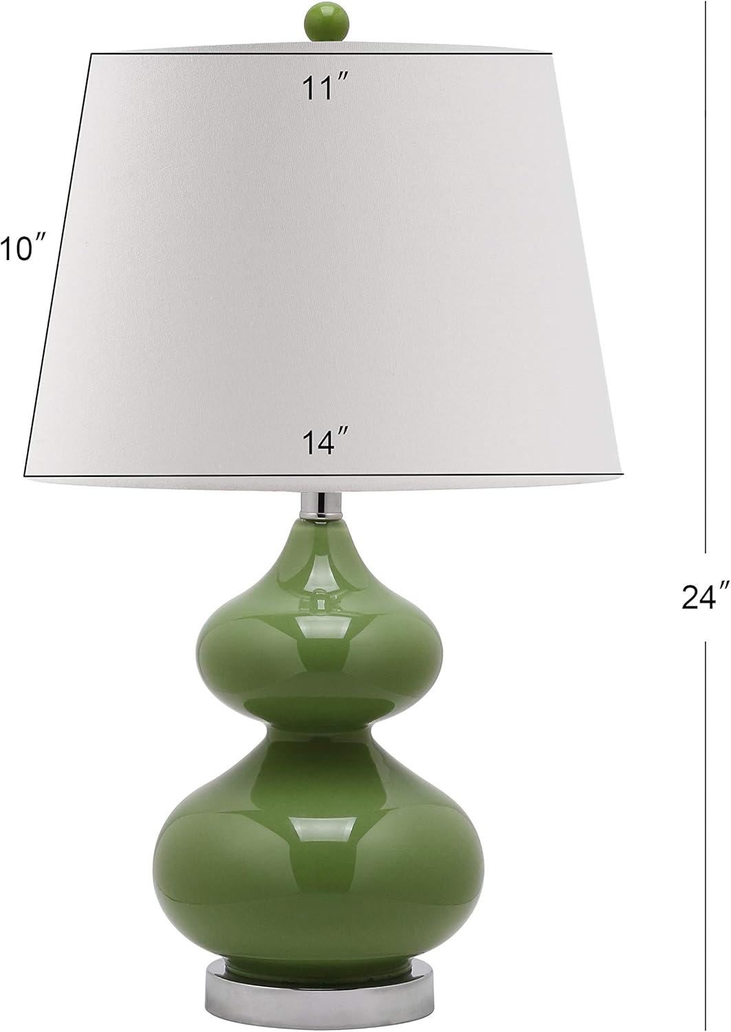Eva Double Gourd Table Lamp (Set of 2) - Green - Safavieh.