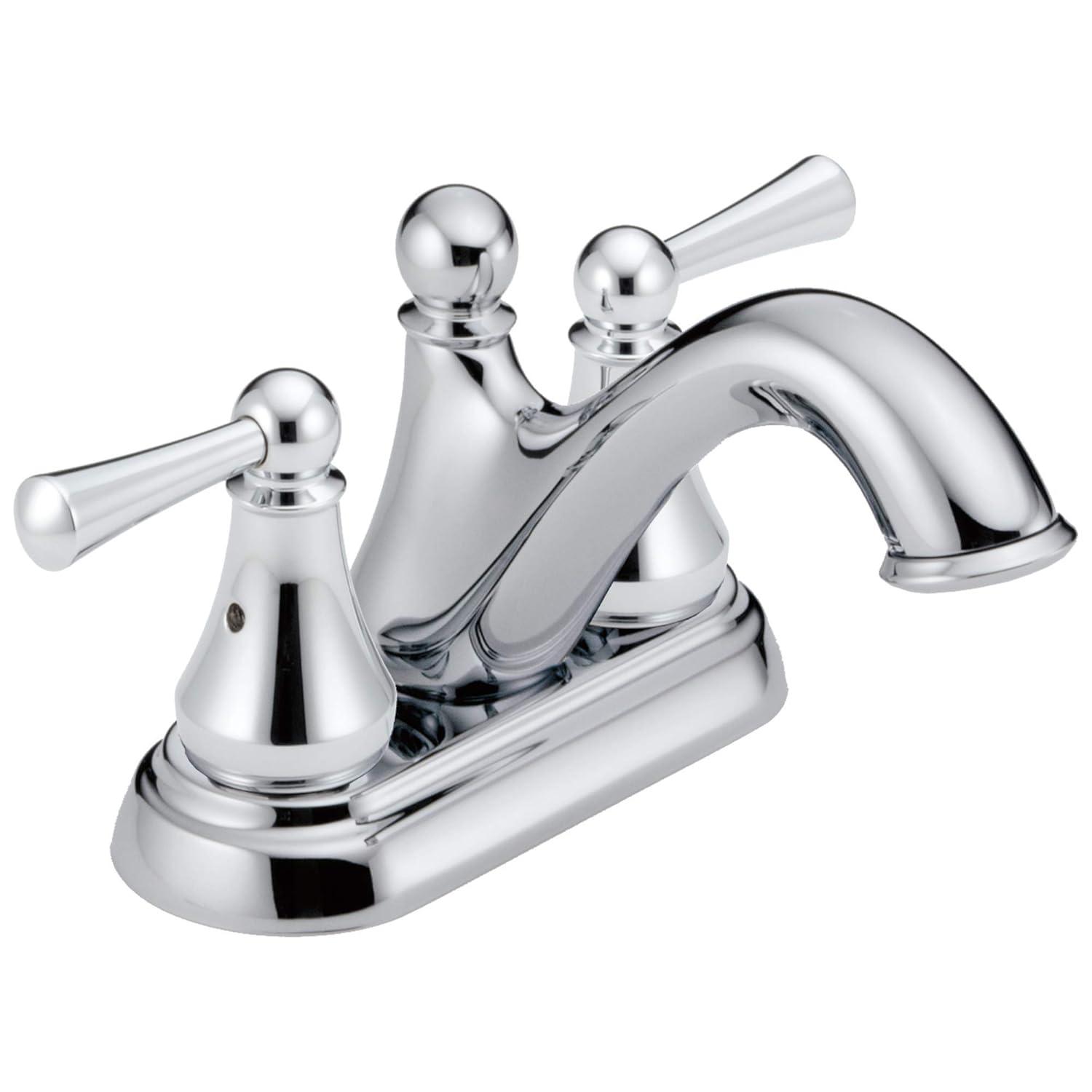 Haywood Centerset Bathroom Faucet with Drain Assembly, 2-handle Bathroom Sink Faucet