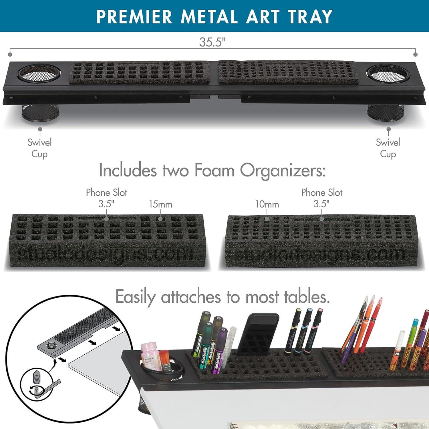 Inbox Zero Crayton Metal Desk Organizer