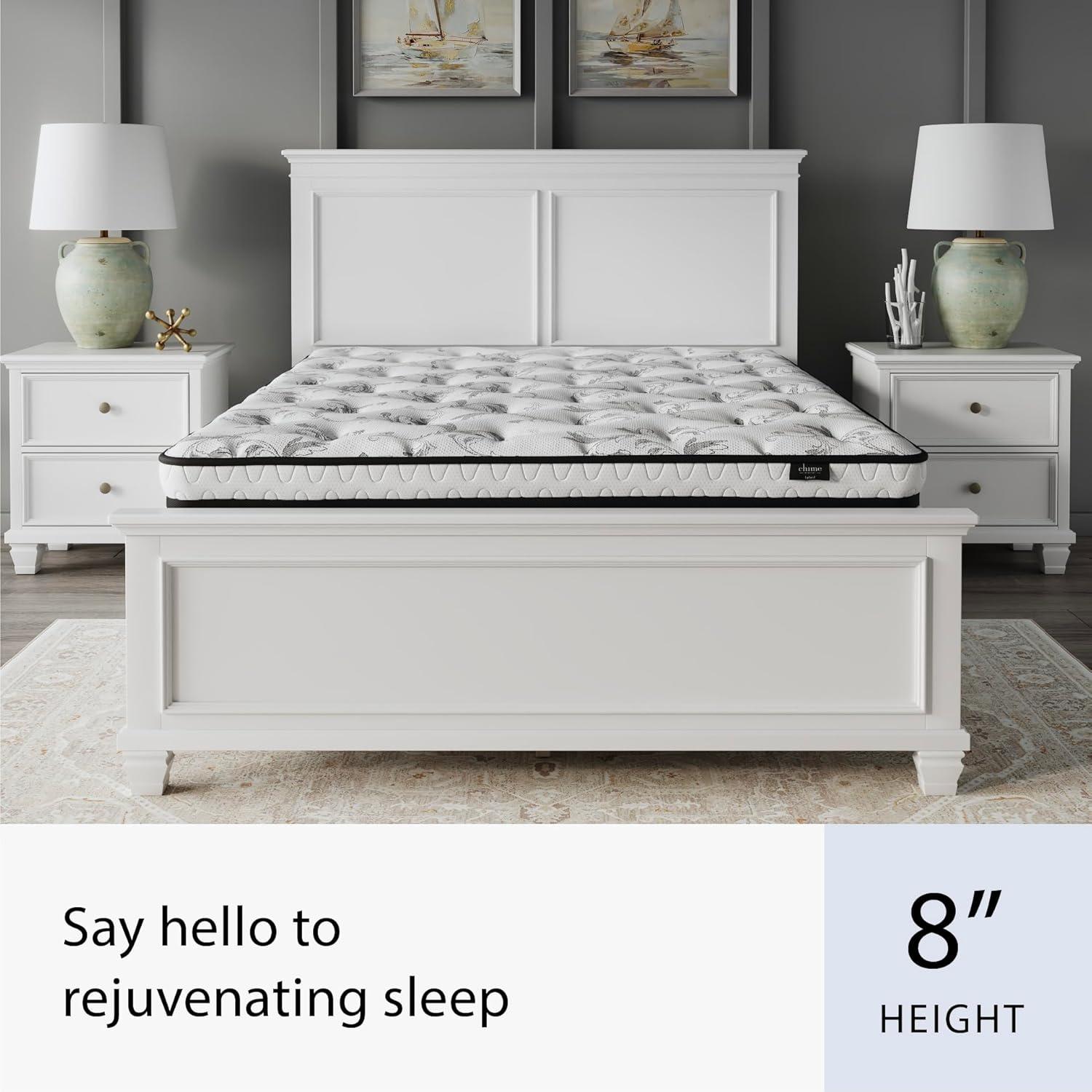 Signature Design by Ashley Hybrid 1400 Queen Mattress, White