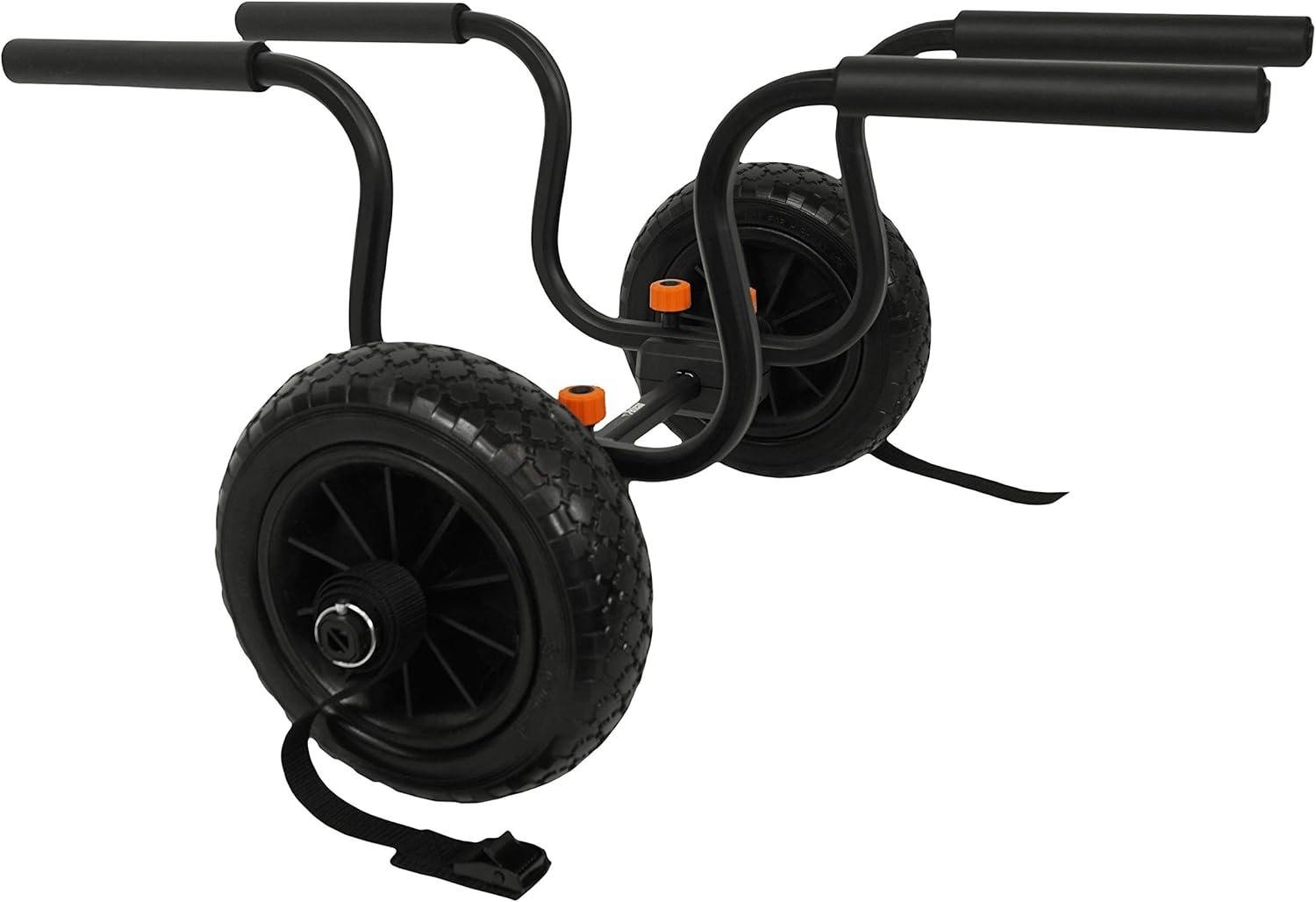 Pelican, Deluxe Cart for Canoe, Kayak and SUP, Black