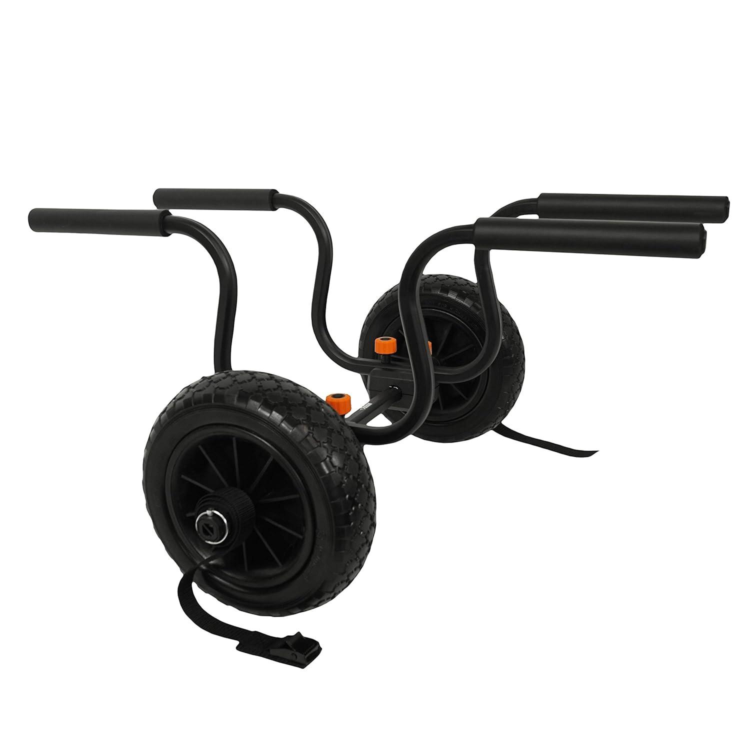 Pelican, Deluxe Cart for Canoe, Kayak and SUP, Black