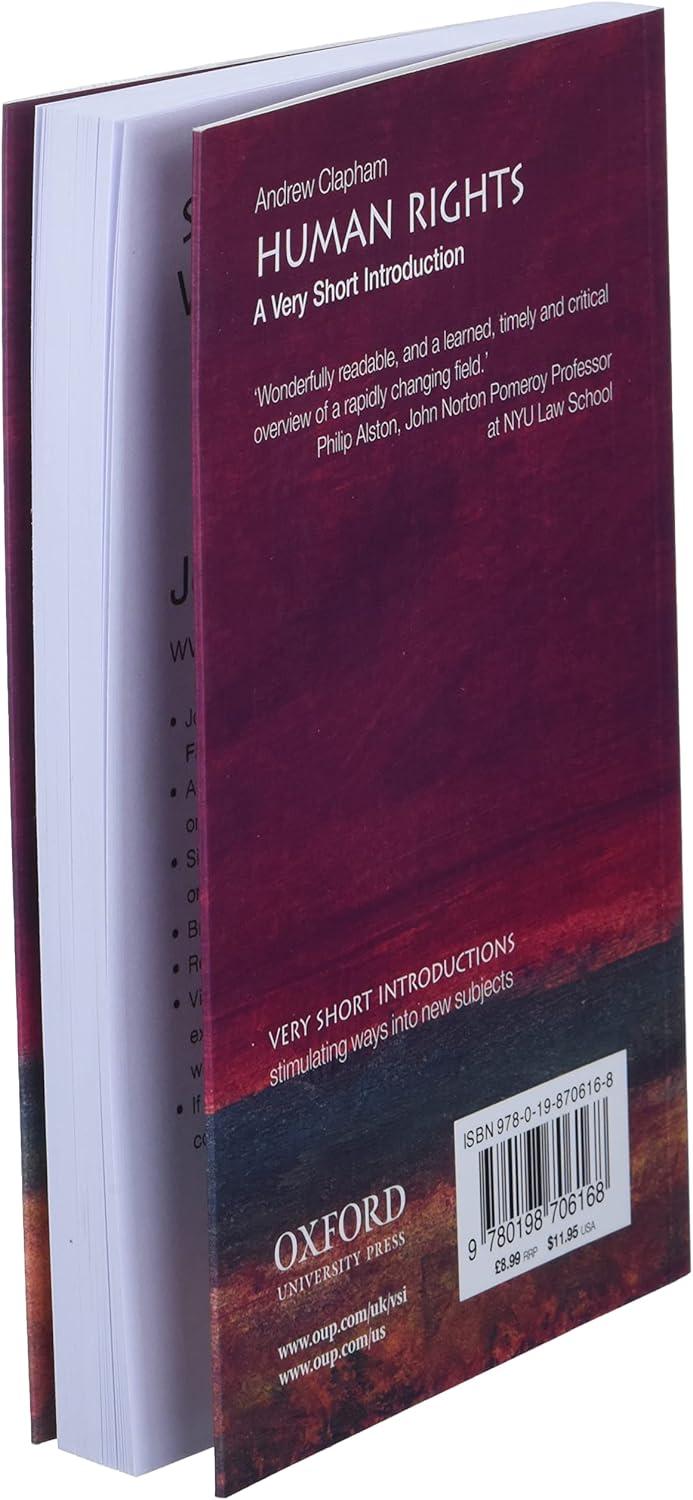 Human Rights: A Very Short Introduction, Red Hardcover Book
