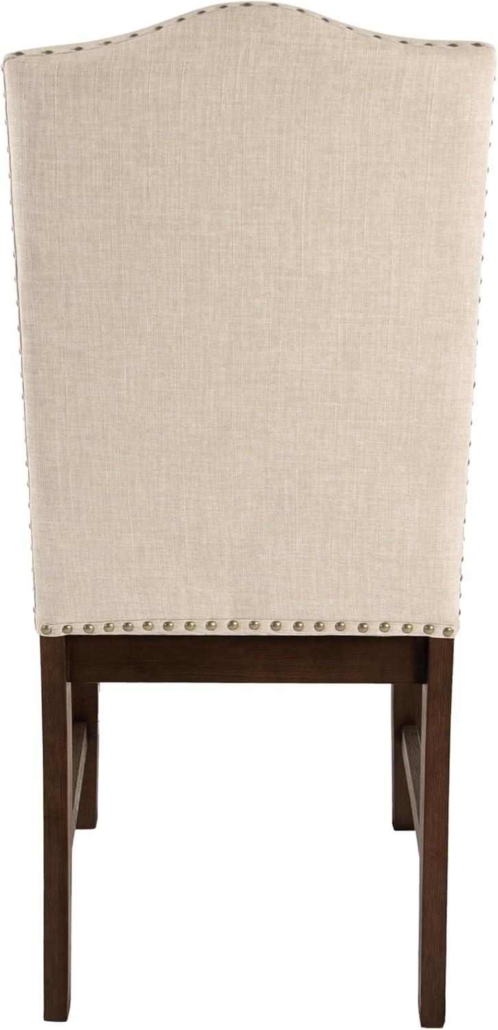 Set of 2 Parson Dining Chair Blue Geometric - HomePop: Cotton Upholstery, Foam Filled, Hardwood Frame