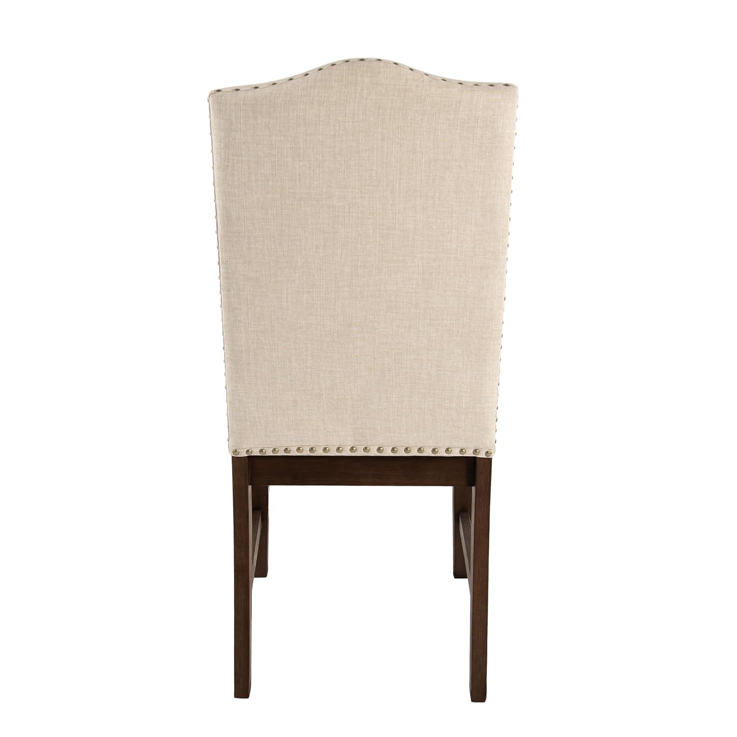 Set of 2 Parson Dining Chair Blue Geometric - HomePop: Cotton Upholstery, Foam Filled, Hardwood Frame