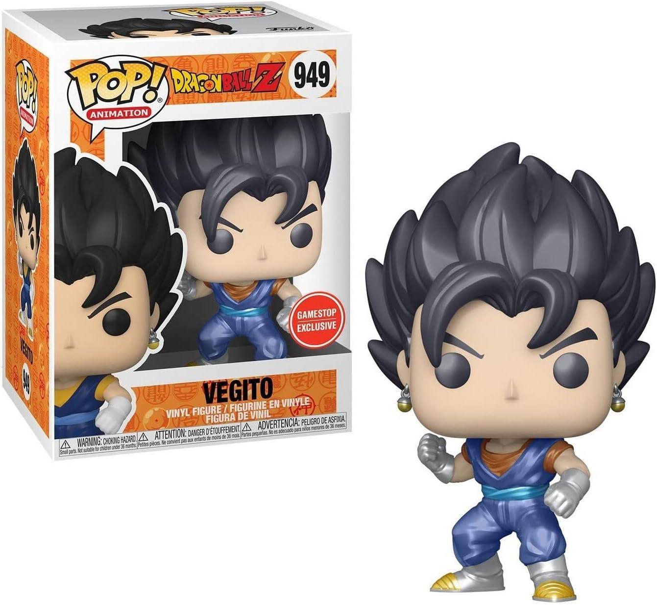 ¡FUNKO POP! Animación Dragon Ball Z Vegito 949 [Metálico] Exclusivo