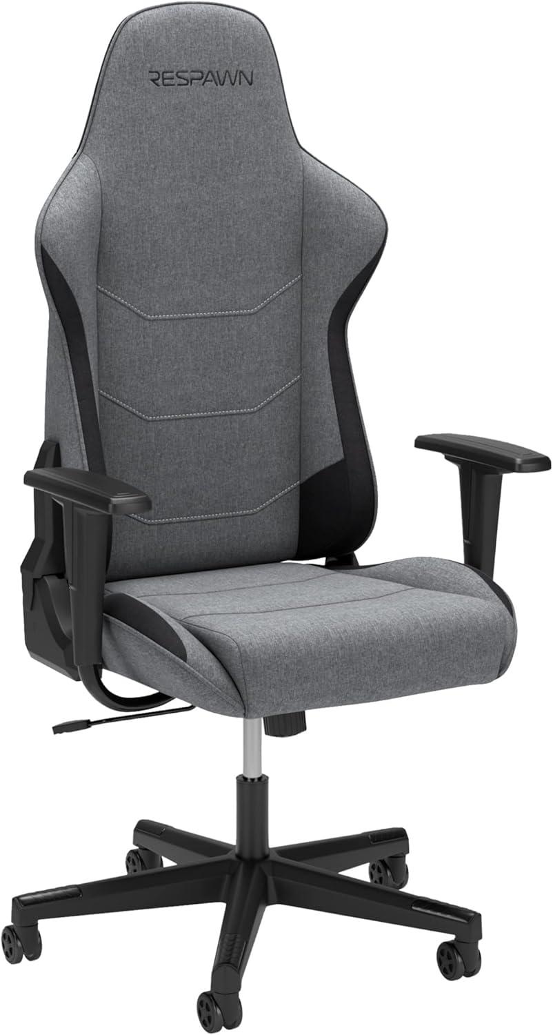 Respawn RESPAWN 110 Gaming Chair - Gamer Chair PC Computer Chair, Ergonomic Gaming Chairs, Office Chair with Integrated Headrest, Gaming Chair for Adults 135 Degree Recline with Angle Lock