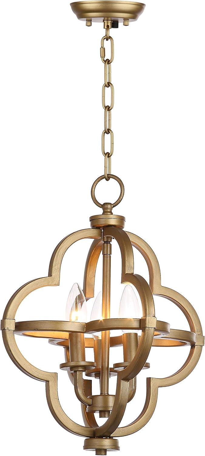 Mila Orb Pendant - LIT4372 - Brass - Safavieh