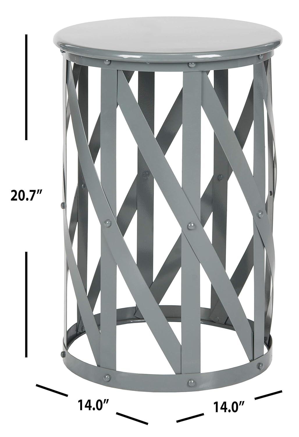 Bertram Accent Table - FOX3200A - Grey - Safavieh Couture