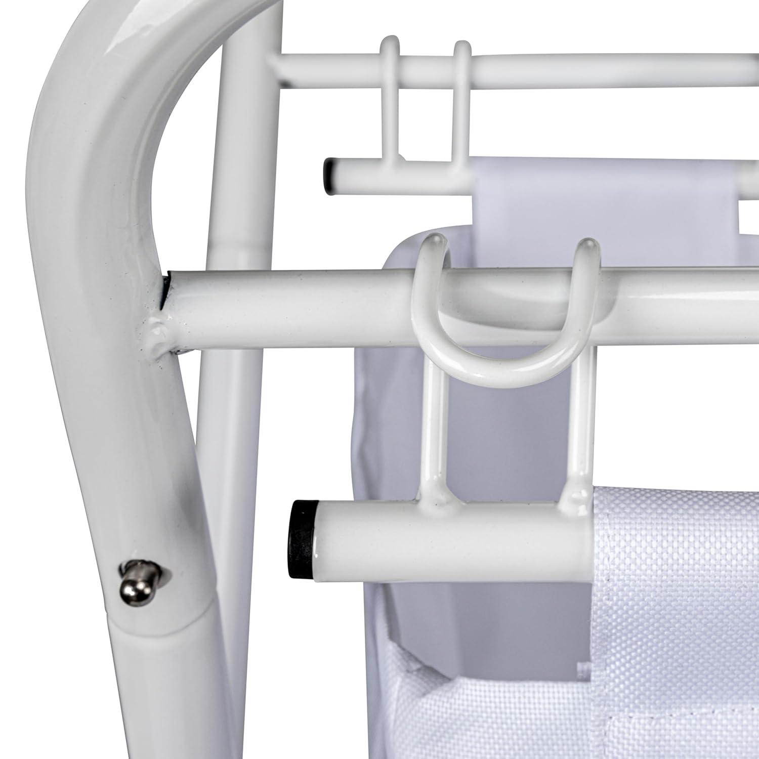 Household Essentials Rolling Laundry Hamper with Handles